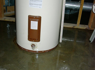 leaking water heater