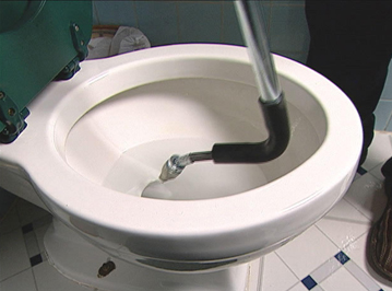 unclog toilet